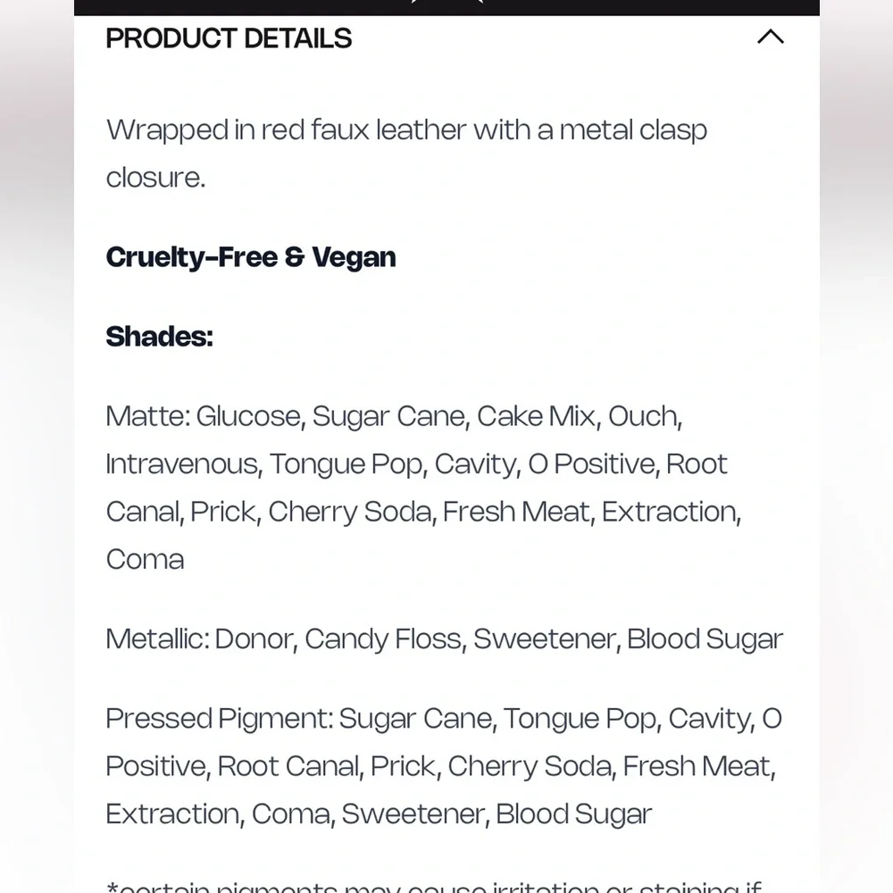 Blood Sugar Palette by Jeffree Star NEW - Picture 8 of 8